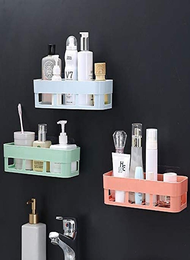 RAIYARAJ Bathroom Shelf No Drill Easy to Installeted Removable Reusable Vacuum Suction Rack Dishwasher Liquid, Brush, Cloth, Soap, Sponge, Heir Oil, etc (3) - Image 3